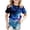Z05-Blue, variant on MUXiin Boys Shirts Size 6 Letter Graphic Printed Cute Funny Short Sleeve T Shirts Loose Funny Tees T Shirts for Boys and Girls