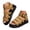 1-Brown, variant on Women Strappy Platform Sandals Gladiators Walking Slide Shoes Buckles Summer Dressy Sandal Outdoor Leather Beach Shoe Blue 6