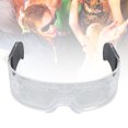 thumbnail image 1 of Gafas Con Visera LED, Gafas Ligeras Y Resistentes Con Luz Futurista Para Fiesta, 1 of 7