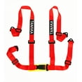 thumbnail image 1 of 2 X TANAKA UNIVERSAL RED 4 POINT BUCKLE RACING SEAT BELT HARNESS (RED), 1 of 3
