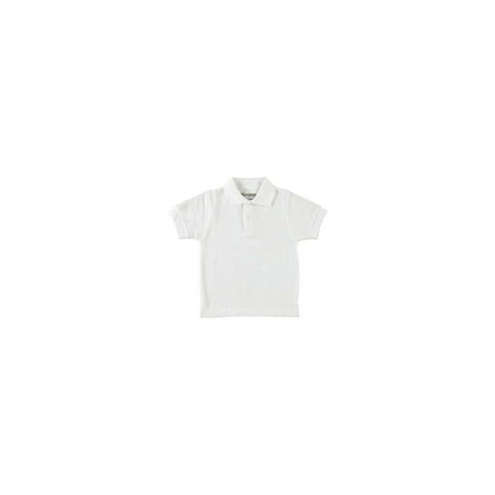 White Short Sleeve Pique Girl Polo Universal School