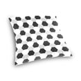 thumbnail image 3 of Fall Decor House Decor Pillow Covers 18*18in Crystal Velvet Sofa Cover Soft and Comfortable Shrink-Resistant Holiday Gifts Black and White Soccer Background, 3 of 7