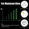 thumbnail image 4 of STONCEL 1000PCS Green Long Term Glowing Decorative Stone, Glow in The Dark Rocks Light Perfect Indoor Outdoor Decor Fit for Garden Sidewalk Fish Tank Grass Flower Pots (0.3-04in/0.8-1cm), 4 of 8