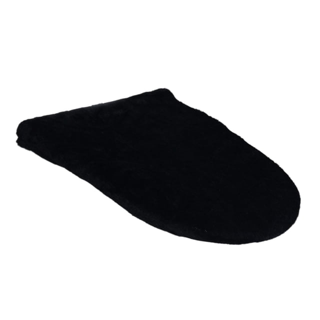 Tapa de inodoro para baño, protector de asiento de baño, fácil instalación, ligera. negro