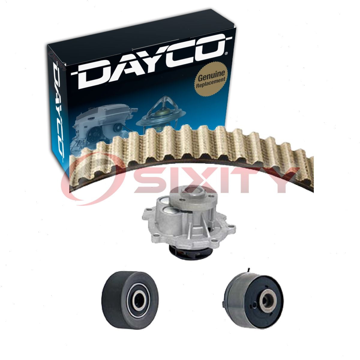 Dayco WP338K1A Timing Belt Kit with Water Pump for 2009-2011 Chevy Aveo