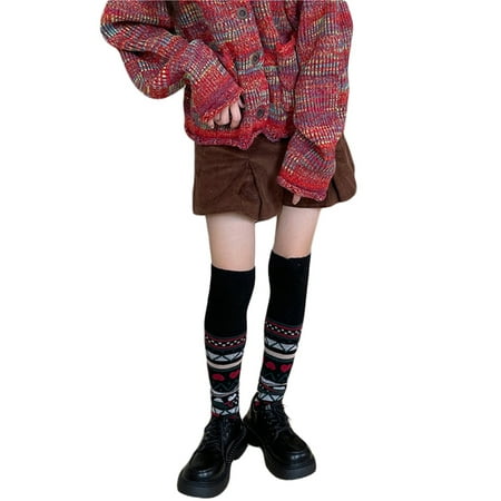 

Ma&Baby Women Vintage Thigh High Leg Warmers Footless Warm Wool Knit Over the Knee Boot Socks