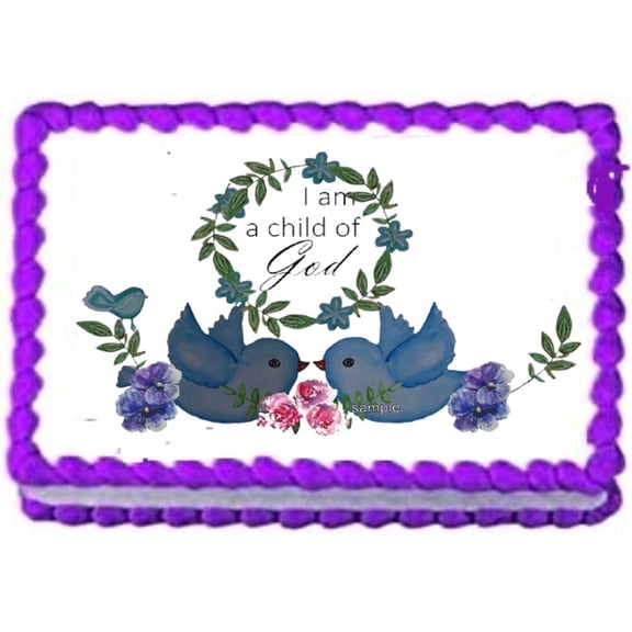 Edible Frosting Sheet Cake Topper, by TNCT