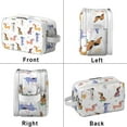 thumbnail image 2 of Toiletries Bag,Dachshund Sport Mens Womens Toiletry Bag Bathroom Bag,Waterproof Toiletry Travel Bag Dopp Kit Shaving Bag 11x6.3x5.1 Inch, 2 of 5