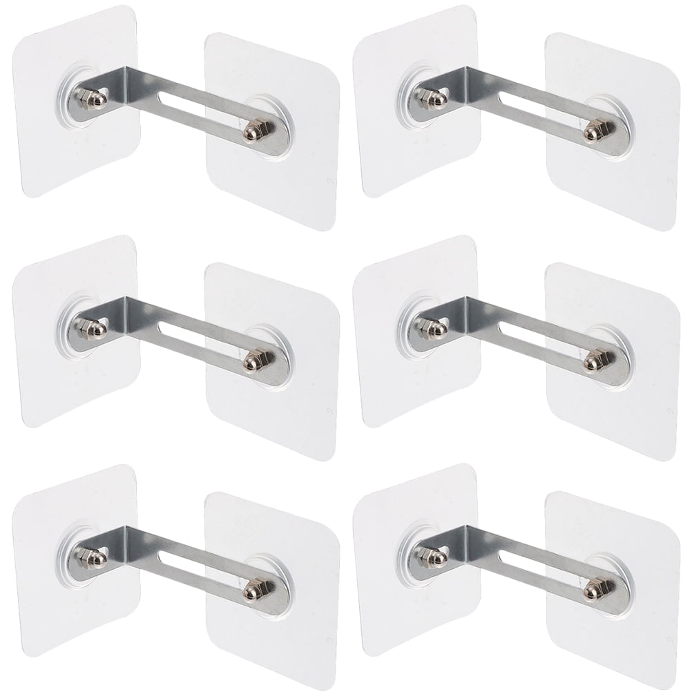6Pcs Baby Proofing Furniture Anchors Anti Tip Adhesive Furniture Wall