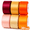Design 6, variant on Fall Ribbons Thanksgiving Ribbons Autumn Harvest Ribbons for Gift Craft Wrapping Orange Pumpkin Maple Leaf Decorative Ribbon for Wreath Bows Party Home Decoration 40 Yards Design 1