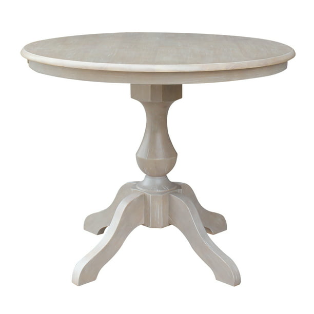 36 X Solid Wood Round Pedestal, Solid Wood Round Pedestal Dining Tables