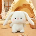 thumbnail image 4 of SIYTUAU Short Plush Rabbit Doll Desk Companion Decorative Toy Soft Stuffed Animal Figure For Table Shelf, 4 of 7