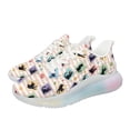 thumbnail image 3 of Psesaysky Cute Cat Sneakers for Women Girls Rainbow Air Cushion Running Shoes Breathable Comfortable Shoes Size 6-11, 3 of 7