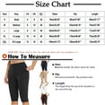 thumbnail image 3 of IROINNID Women's Pants Skinny Solid Color High Waist Yoga Workout Casual Summer With Pockets Capri, 3 of 9