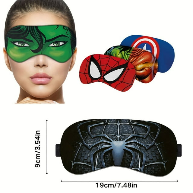 Ultimate Comfort & Style : Masque Occultant pour les Yeux avec Design Spider-Man Marvel par Ume