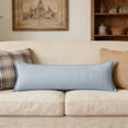 thumbnail image 4 of Long Rectangular Backrest Pillow for Sofa Bed - Removable Washable Cover, 50x11x11cm, 4 of 6