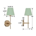 thumbnail image 3 of Crystorama Lighting - Xavier - 1 Light Wall Mount In Modern and Contemporary, 3 of 11