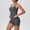 Suit-746Gray, variant on Athletic Sets for Women 2 Piece Scoop Neck Cami Tank & Biker Shorts Fitness Outfits High Waist Yoga Workout Running Sporty Matching Suits