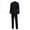 Black, variant on Lilgiuy Men's Fashion Suit Jacket + Suit Pants Two-piece Suit