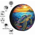 thumbnail image 5 of Baby Turtle Sea Spare Tire Cover Wheel Protectors for Rv Camper Travel Trailer SUV Truck, 5 of 10