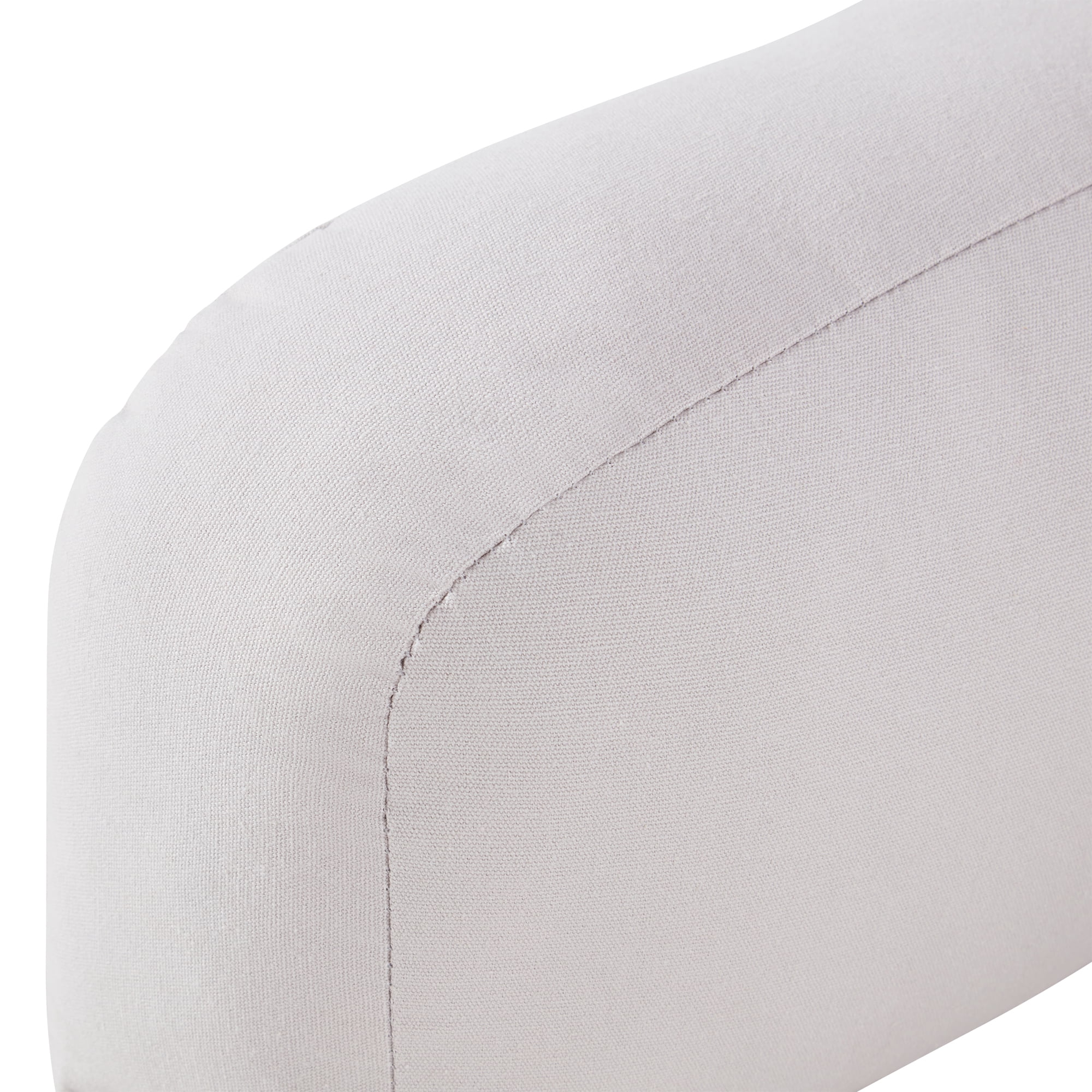 Solid Gray Cotton Duck Junior Bed Rest Pillow