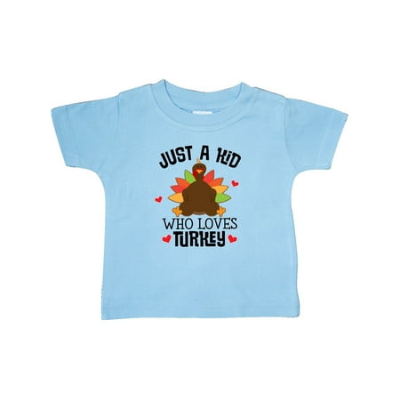

Inktastic Thanksgiving Funny Kids Turkey Gift Baby Boy or Baby Girl T-Shirt
