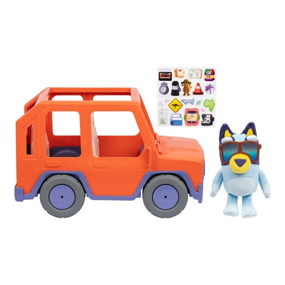 Bluey Buddies Big Heeler 4WD, Take Your Bluey Plushies for A Ride in the Mega Sized Heeler 4WD, Car Fits Up To 4 Plushies, Ages 3