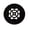 Powder Coated Black, variant on Achtek 3.5" Duct Opening Solid Cast Aluminum Round Grille ( 5" Round Overall) | Powder Coated White- Without Holes for Floor