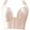 Pink, variant on Dorinao Women Front Closure&Wide Straps Longline Cup Full Coverage Push Up Bra, Beige, 6XL