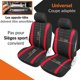 thumbnail image 4 of Fundas universales CHAO para asientos delanteros de automóvil Negro Gris, 4 of 5