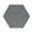 Charcoal, variant on ATS Acoustics Hexagon Acoustic Panel Fire Rated 12" x 2" Sound Absorbing Professional Studio Quality Wall Tile (Claret)