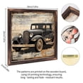 thumbnail image 2 of Classic Black Car Vintage Wooden Sign Wall Plaque - Vintage Art Decoration, Wall Decoration - Ideal Gift For Home Decoration, Living Room, Bathroom, Bedroom, Garden, Dining, Bar, Cafe, Festival Par, 2 of 7