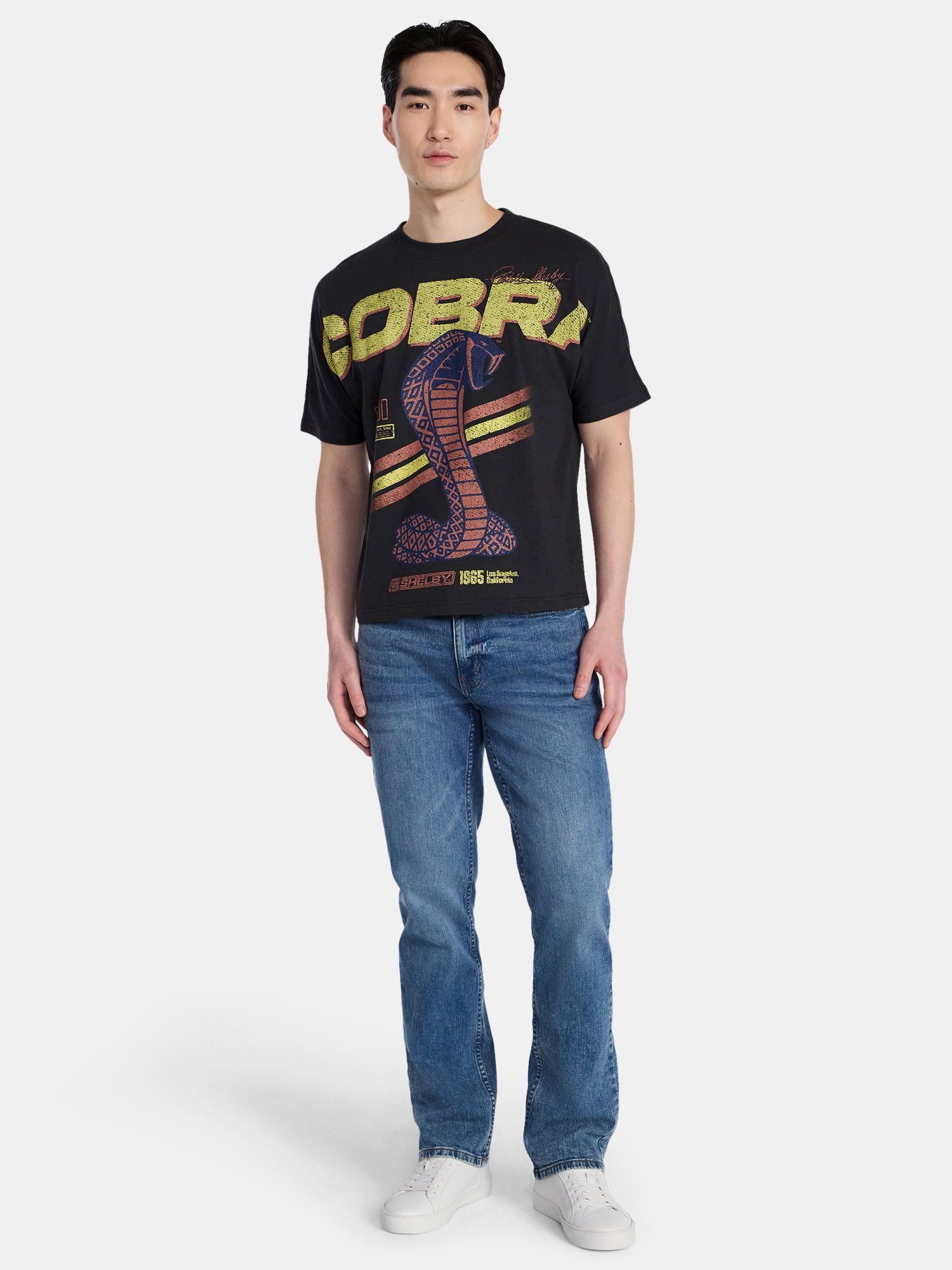 Shelby Cobra Men's and Big Men's Graphic Tee, Sizes XS-3XL