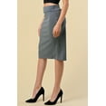 thumbnail image 6 of 25 INCHES SOLID BODYCON OFFICE MIDI SKIRT, 6 of 25