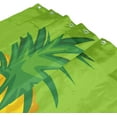 thumbnail image 3 of Coolnut Shower Curtain and Rug Set, Cartoon Happy Pineapple Polyester Waterproof Bath Curtain and Mat for Bathroom with Hooks, 72" x 72", 3 of 6