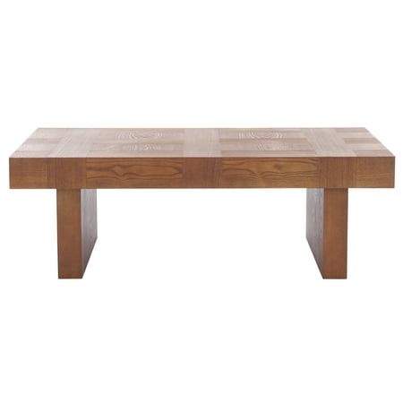 Safavieh Habana Modern Ash Veneer Coffee Table Walnut