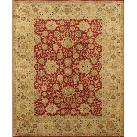 Pasargad Home 028373 Pasargad Home Sultanabad Collection Hand-Knotted Lamb s Wool Area Rug- 8  0  X 9  9 Meet Pasargad s Sultanabad Collection. This rug s handmade  hand-knotted construction adds durability to this rug  ensuring it will last for many years. Each rug is handmade with 100% premium lamb s wool. With its timeless style  this rug is an elegant addition to any home decor collection.Made with Lamb s Wool   Color : Red Weight: 50.7 Lb Length: 117 Width: 96 Height: 0.25 In Color: Red Size: 8  0  X 9  9  Material: Lamb s Wool Gender: Unisex Age: Adult Made in India- SKU: PRGC5291