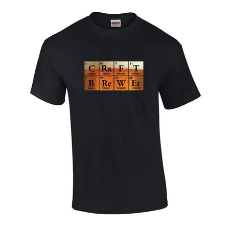 Funny Craft Beer Brewer Periodic Table Elements Short Sleeve (Best Craft Beer Chicago)