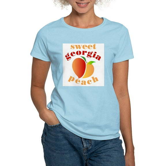 CafePress - Sweet Georgia Peach T Shirt - Women's Classic T-Shirt