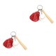 thumbnail image 4 of Advancent 3 piezas de llavero de béisbol artificial guante de murciélago de llavero de decoración de oficina en casa regalo de fiesta Type2 NO2 Advancent CBP182638, 4 of 6