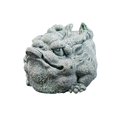 thumbnail image 1 of Escultura de animal de mascota de té, adorno de animal coleccionable, estatua de animal de piedra arenisca para bufónido, 1 of 9
