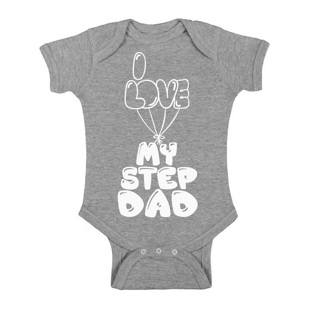 Awkward Styles I Love My Step Daddy Baby One Piece Baby Gifts Lovely Baby Bodysuit Short Awkward Styles I Love My Step Daddy Baby One Piece Baby Gifts Lovely Baby Bodysuit Short