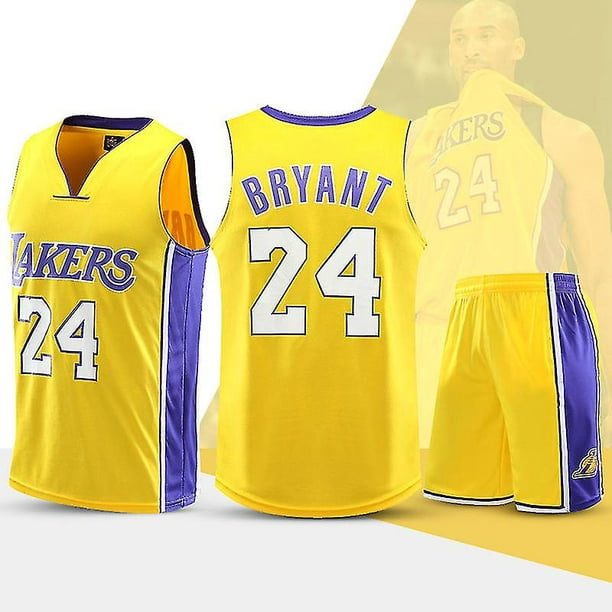 Zmleve Nba Kobe No.24 Bryant Basketball Jersey /Lakers Jersey Set,kids Adult Size