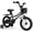 Black, variant on OLAKIDS Kids Bike, 12 14 16 18 Inch Toddlers Bike with Training Wheels Adjustable Seat and Handlebar, Handbrake and Coaster Brake, Children's Bicycle for Boys Girls