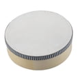 thumbnail image 1 of Tambor de mano de pandereta, juguete de percusión para niños, tambor de mano de madera, tambor de marco de madera para adultos, baile, familia, boda, 7 pulgadas blanco Hugo Pandereta, 1 of 10