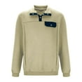 thumbnail image 2 of ameIAEA Casual Sweatshirts for Men Long Sleeve Solid Color Fall Pullover Tops with Pockets, 2 of 5