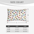 thumbnail image 4 of Zufioo Cute Ladybugs Print Double-sided Plush Pillow Cover,Decorative Pillow Protector without Pillow Core, Suitable for Sofa, Bedroom, Car-14"x20", 4 of 6