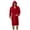Rouge, variante sur CVLIFE Peignoirs de Bain pour Hommes Peignoir Enveloppant en Molleton Chandail à Capuchon Robe de Chambre Confortable à Manches Longues en Tissu Éponge Pyjama de Sommeil Gris Noir TG
