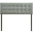 thumbnail image 2 of Upholstered Queen Panel Headboard in Gray, 2 of 3
