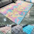 thumbnail image 2 of VALINK Soft Area Rug Fluffy Rug Tie-dye Gradient Shaggy Rug For Bedroom Living Room Home Decor, 2 of 6